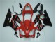 Vermelho Preto Plásticos CBR 600 F4i 2001-2003 Vermelho Preto Plásticos CBR 600 F4i 2001-2003