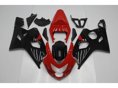 Vermelho Preto Plásticos GSXR 750 K4 2004-2005