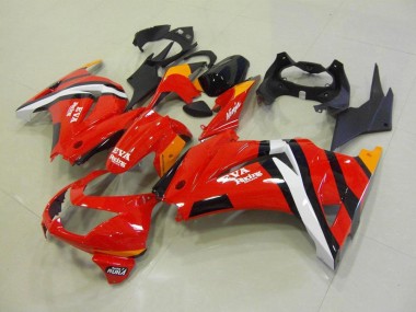 Vermelho Preto Plásticos ZX 250R 2008-2012