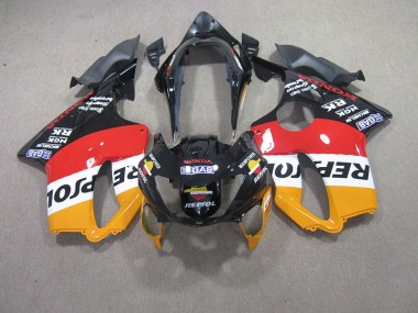 Vermelho Preto Repsol Carenagem CBR 600 F4 1999-2000