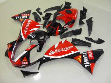 Vermelho Preto Santander Carenagem R1 2012-2014