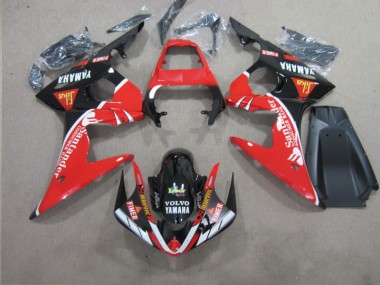 Vermelho Preto Santander Carenagem R6 2003-2005