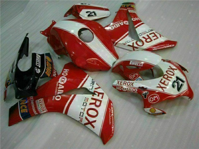 Vermelho Xerox 21 Carenagem CBR 1000RR 2008-2011 Vermelho Xerox 21 Carenagem CBR 1000RR 2008-2011