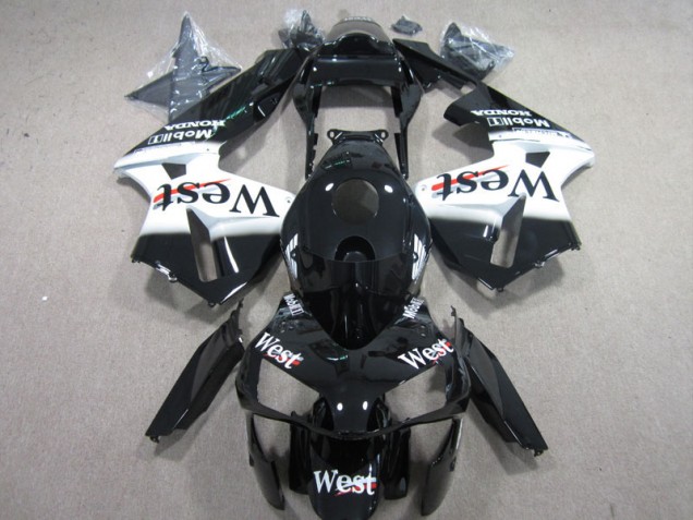 West Branco Preto Carenagem CBR 600RR 2003-2004